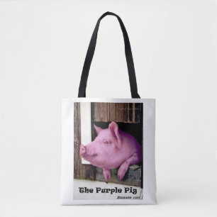Die Lila Schweinebackung Tasche