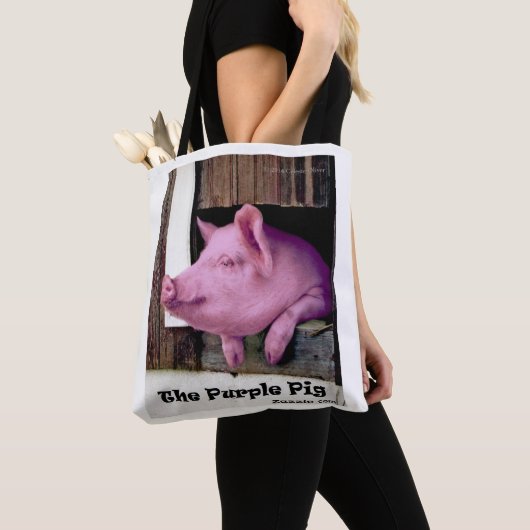 Die Lila Schweinebackung Tasche (Von Nahem)