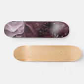 Die Lila Sterne und das Rauch-Skateboard-Deck Skateboard (Horizontal)