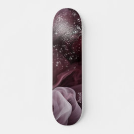 Die Lila Sterne und das Rauch-Skateboard-Deck Skateboard