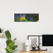 Die Lilie des Wassers - die Sonne, Claude Monet Poster (Heimbüro)