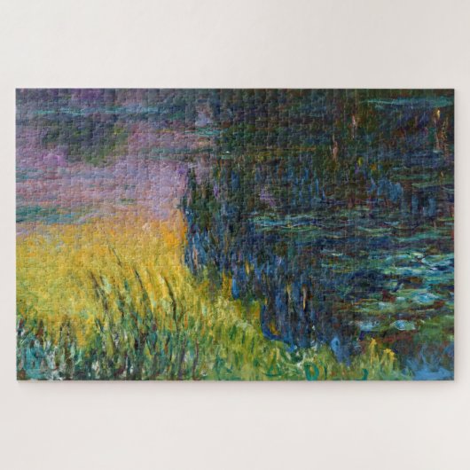 Die Lilie des Wassers - die Sonne, Claude Monet Puzzle (Horizontal)