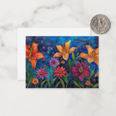 Die Lilien des Felds Mitteilungskarte (Vorderseite/Rückseite Beispiel)