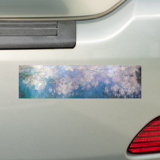 Die Lilien - die Wolken, Claude Monet Autoaufkleber (Auf Auto)