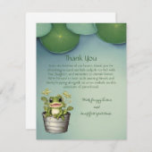 Die Lily Pads im Leben Dankeskarte (Vorne/Hinten)