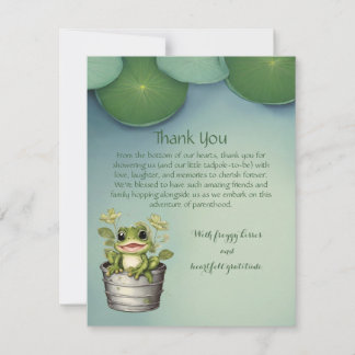 Die Lily Pads im Leben Dankeskarte