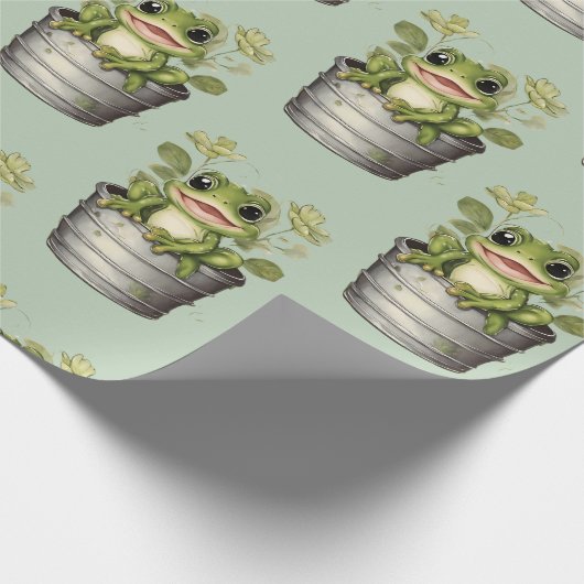 Die Lily Pads im Leben Geschenkpapier (Ecke)