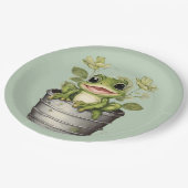 Die Lily Pads im Leben Pappteller (Schrägansicht)