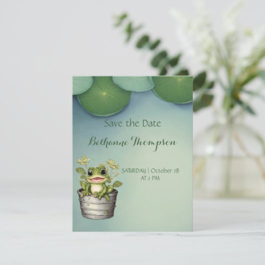 Die Lily Pads im Leben Save The Date (Stehend Vorderseite)