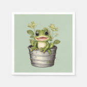 Die Lily Pads im Leben Serviette (Vorderseite)