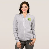 Die Limette, saftige, frische grüne Frucht Hoodie (Vorne ganz)