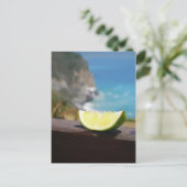 Die Limonen Postkarte (Stehend Vorderseite)