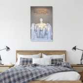 Die Lincoln-Gedenkstatue mit Angebotsaufschrift ka Leinwanddruck (Insitu (Schlafzimmer))