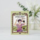 Die Line_A_-Postkarte gezeichnet Postkarte (Stehend Vorderseite)