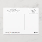 Die Line_A_-Postkarte gezeichnet Postkarte (Rückseite)