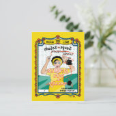 Die Line_B_ Postkarte gezeichnet (Stehend Vorderseite)