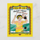 Die Line_B_ Postkarte gezeichnet (Vorderseite)