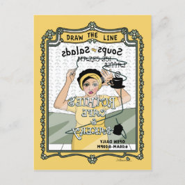 Die Line_C_ Postkarte gezeichnet