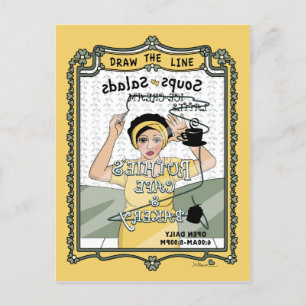 Die Line_C_ Postkarte gezeichnet