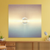 Die Linie halten Leinwanddruck (Insitu (Wohnzimmer))