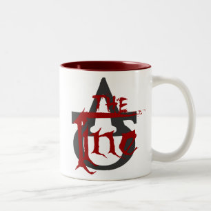 Die Linie Logo-Tasse Zweifarbige Tasse