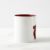 Die Linie Logo-Tasse Zweifarbige Tasse (Mittel)