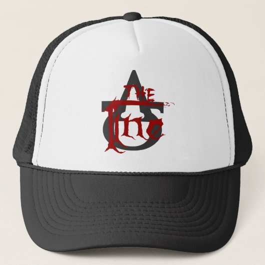 Die Linie LogoBaseballmütze Truckerkappe (Vorderseite)