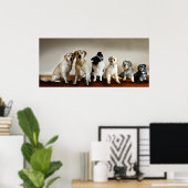 Die Linie Poster (Heimbüro)