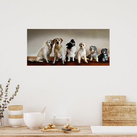 Die Linie Poster (Küche)