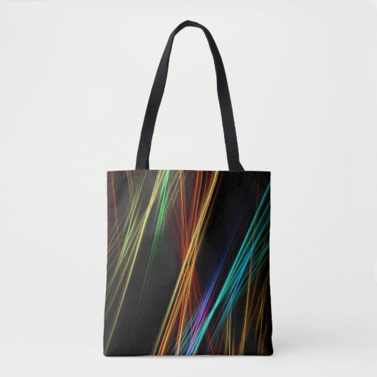 Die Linien strahlen Hintergrundlicht Tasche (Vorderseite)