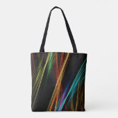 Die Linien strahlen Hintergrundlicht Tasche (Rückseite)