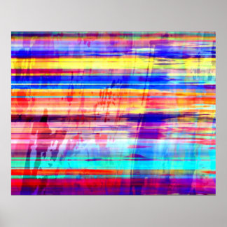 Die Linien werden Gezeichnet Poster