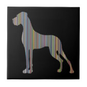 Die Liniendogge Fliese (Vorderseite)