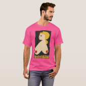 Die Links Banke-60er-Ästhetik T-Shirt (Vorne ganz)