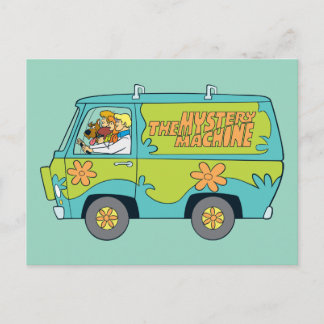 Die Links Mystery-Maschine Postkarte