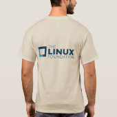 Die Linux Foundation schickte mich zu dieser Konfe T-Shirt (Rückseite)