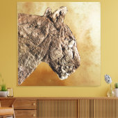 Die Lioness von Les Combarelles Leinwand drucken (Insitu (Wohnzimmer))