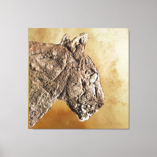 Die Lioness von Les Combarelles Leinwand drucken (Vorderseite)