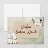 Die Liste der Grüssinger Postkarte (Vorne/Hinten)