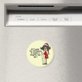 Die Liste der schüchternen Jungen des Weihnachtsma Magnet (In Situ (Geschirrspüler))