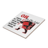 Die Liste des Weihnachtsmanns. Fliese (Seite)