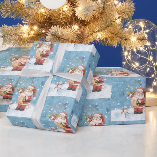 Die Liste des Weihnachtsmanns Geschenkpapier (Feiertage)