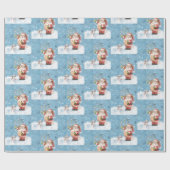 Die Liste des Weihnachtsmanns Geschenkpapier (Flach)