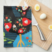 Die Liste Portugals Geschirrtuch (Viertel Falte)