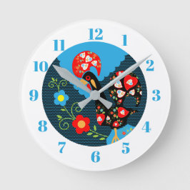 Die Liste Portugals Runde Wanduhr