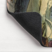 Die literarische Löwin, von 'Femmes De Paris Mousepad (Ecke)