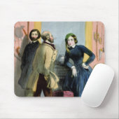 Die literarische Löwin, von 'Femmes De Paris Mousepad (Mit Mouse)