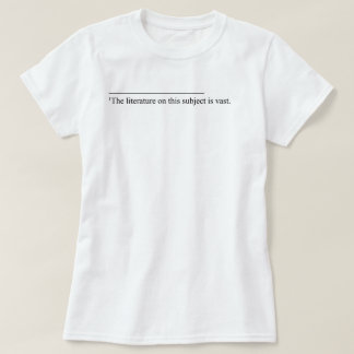 Die Literatur auf diesem Thema T-Shirt