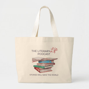 Die Literatur-Tote-Tasche Jumbo Stoffbeutel
