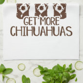 Die Littles Stimmen erhalten mehr Chihuahua Geschirrtuch (Gefaltet)